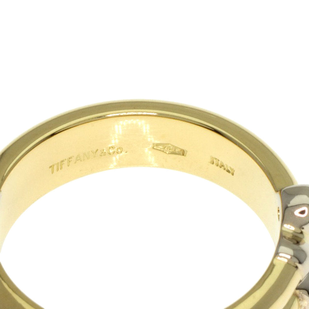 TIFFANY&Co. Ring 18K Yellow Gold gold Signature 2P Diamond