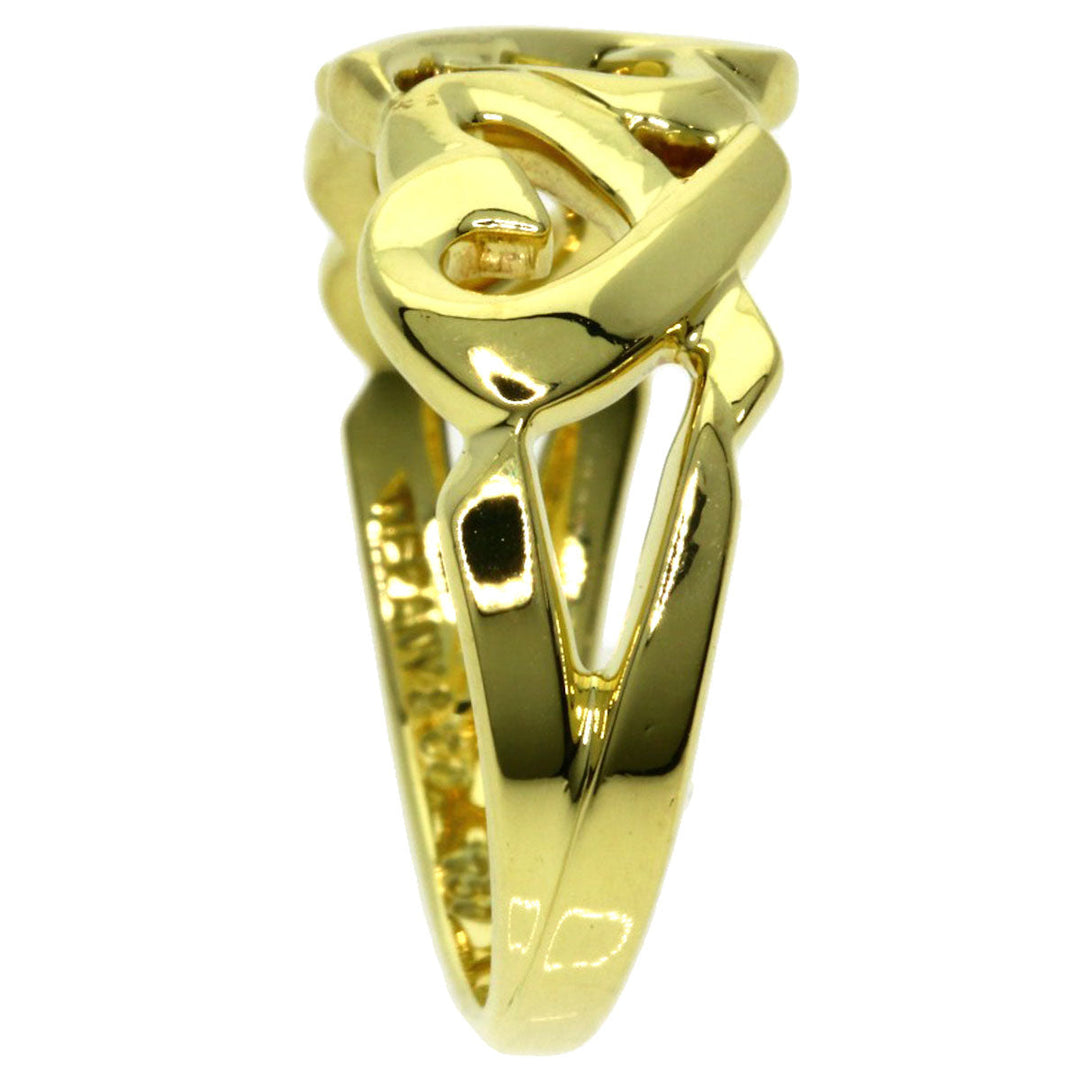 TIFFANY&Co. Ring 18K Yellow Gold gold Triple rubbing heart