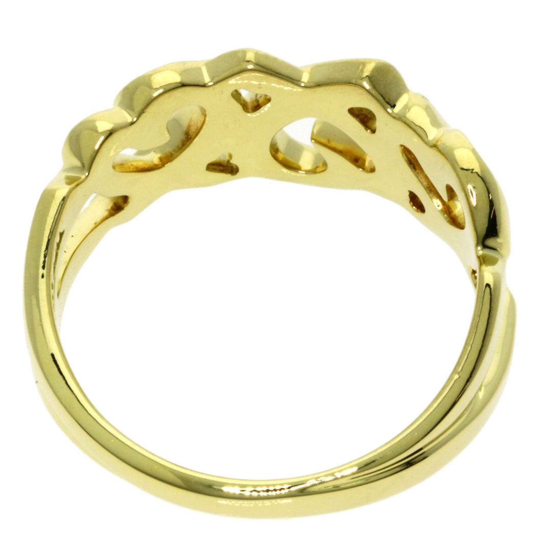 TIFFANY&Co. Ring 18K Yellow Gold gold Triple rubbing heart