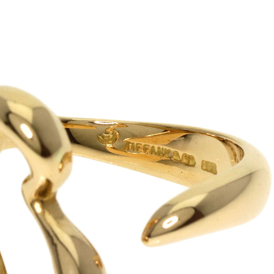 TIFFANY&Co. Ring 18K Yellow Gold gold Open heart Women Used Authentic