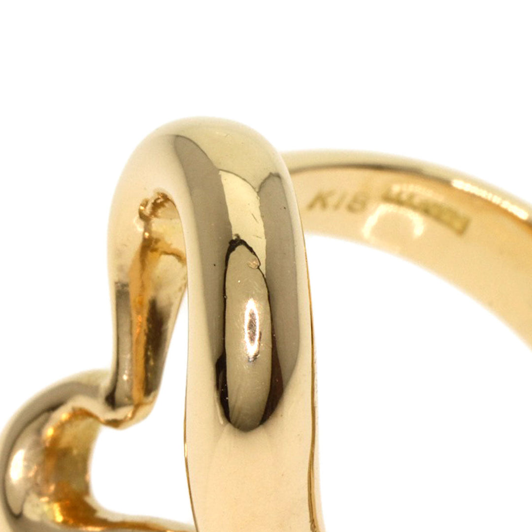 TIFFANY&Co. Ring 18K Yellow Gold gold Open heart Women Used Authentic