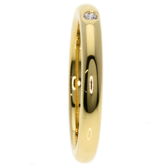 TIFFANY&Co. Ring 18K Yellow Gold gold Stacking band 1P diamond Women Used Authentic