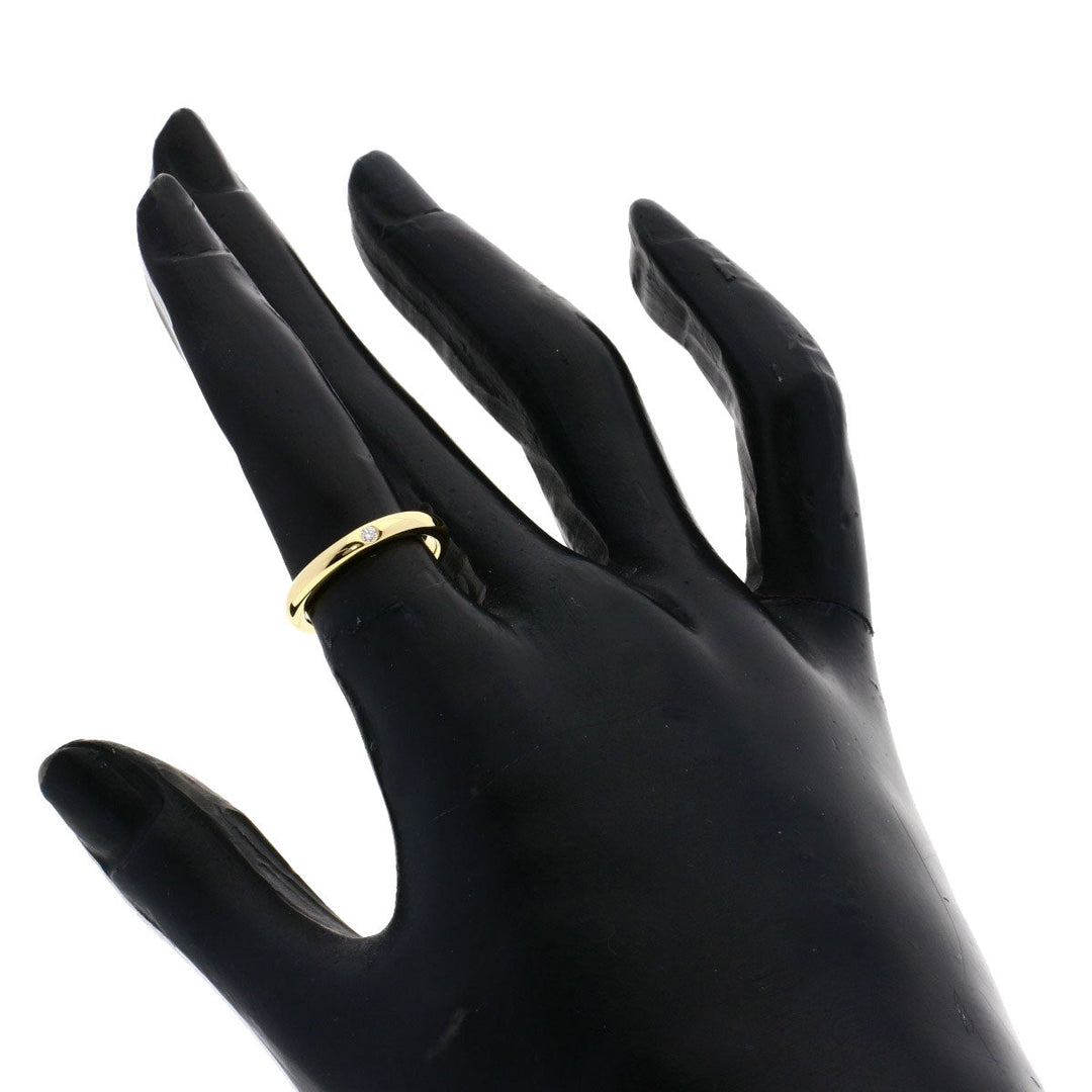 TIFFANY&Co. Ring 18K Yellow Gold gold Stacking band 1P diamond Women Used Authentic