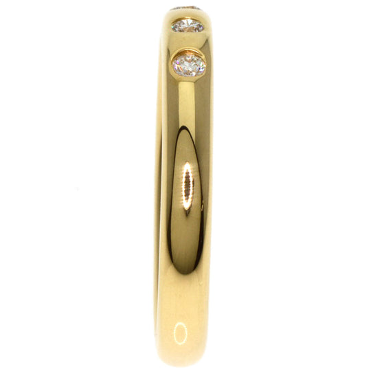 TIFFANY&Co. Ring 18K Yellow Gold gold Stacking Band 3P Diamond