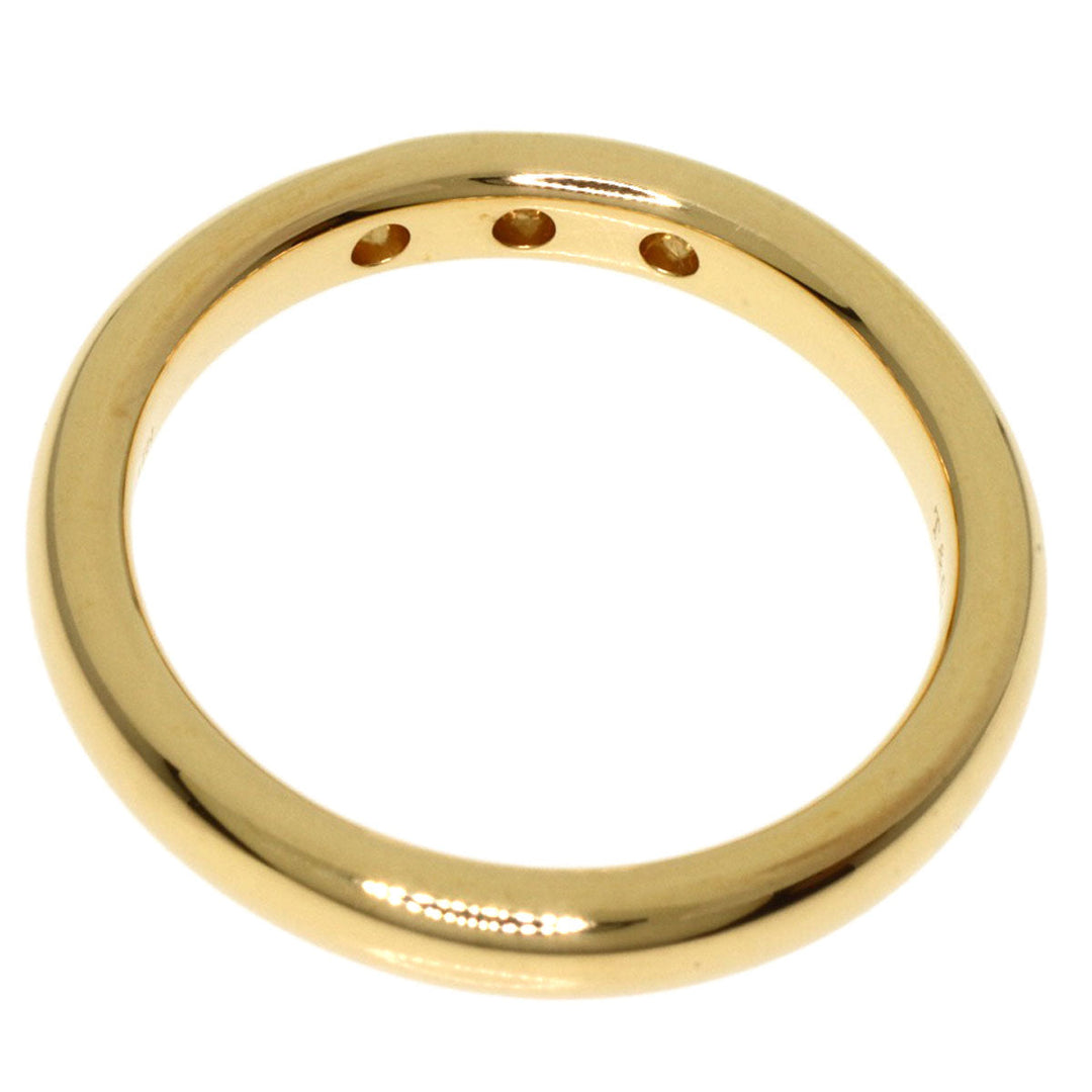 TIFFANY&Co. Ring 18K Yellow Gold gold Stacking Band 3P Diamond
