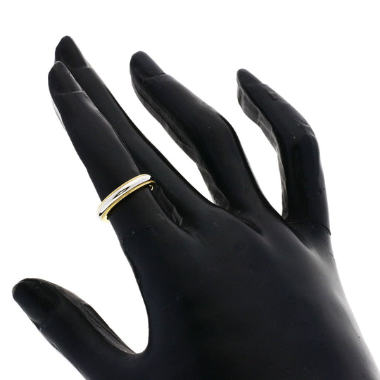 TIFFANY&Co. Ring 18K Yellow Gold gold milgrain band