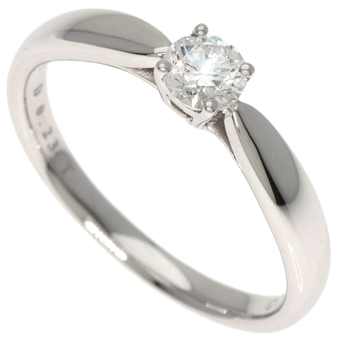 TIFFANY&Co. Ring PT950 Silver harmony solitaire diamond
