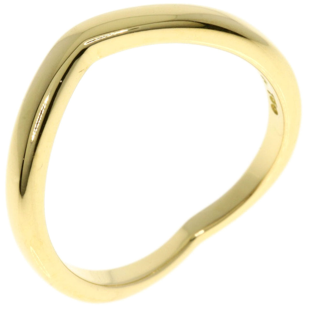 TIFFANY&Co. Ring 18K Yellow Gold gold V band
