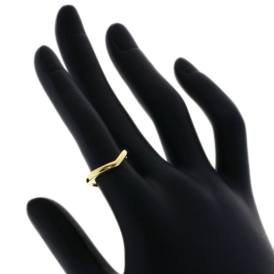TIFFANY&Co. Ring 18K Yellow Gold gold V band