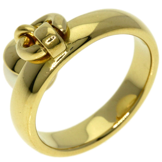 TIFFANY&Co. Ring 18K Yellow Gold gold Door Knock Pearl Women Used Authentic