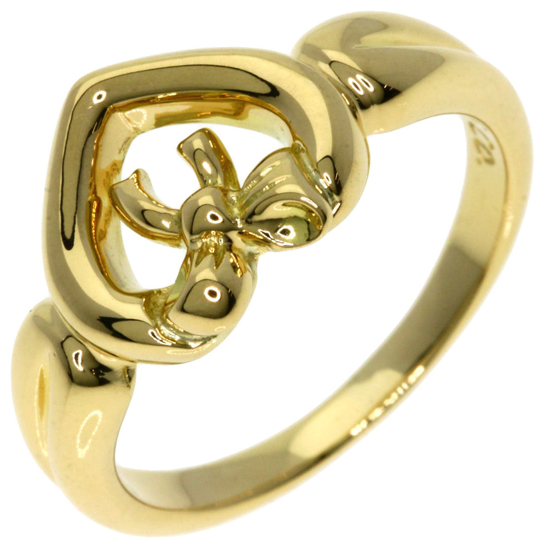 TIFFANY&Co. Ring 18K Yellow Gold gold Ribbon heart