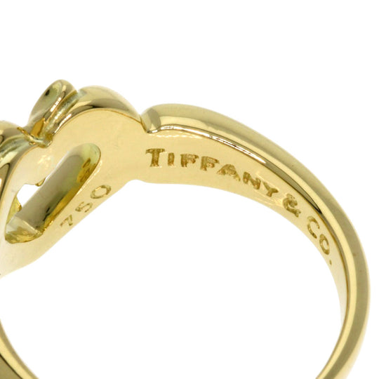 TIFFANY&Co. Ring 18K Yellow Gold gold Ribbon heart