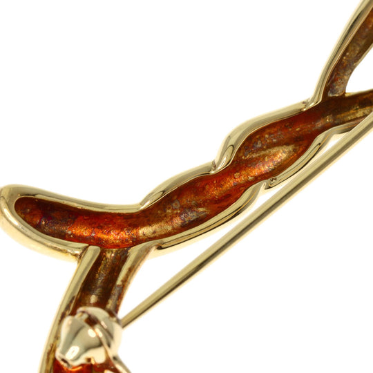 MIKIMOTO Brooch 18K Yellow Gold gold Akoya pearl Pearl Women Used Authentic