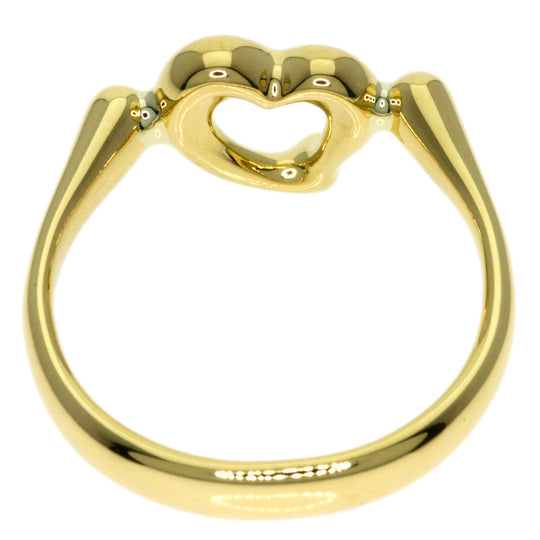 TIFFANY&Co. Ring 18K Yellow Gold gold Open heart diamond Women Used Authentic