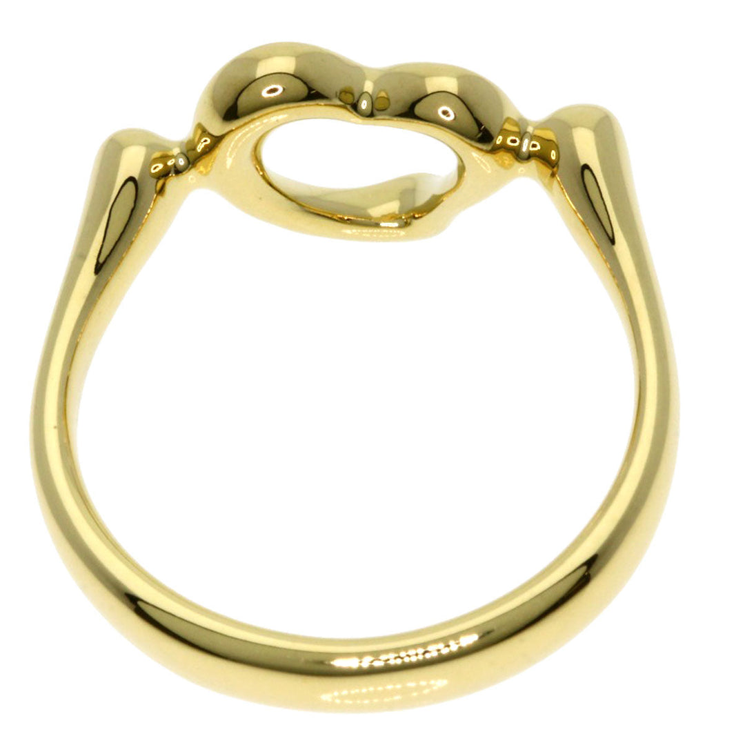TIFFANY&Co. Ring 18K Yellow Gold gold Open heart Women Used Authentic