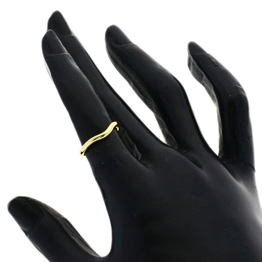 TIFFANY&Co. Ring 18K Yellow Gold gold Curved band Women Used Authentic