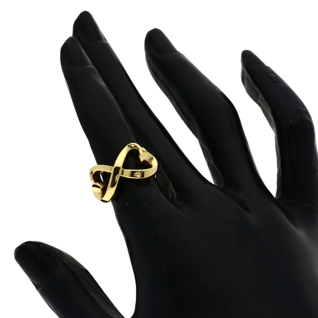 TIFFANY&Co. Ring 18K Yellow Gold gold Double rubbing heart