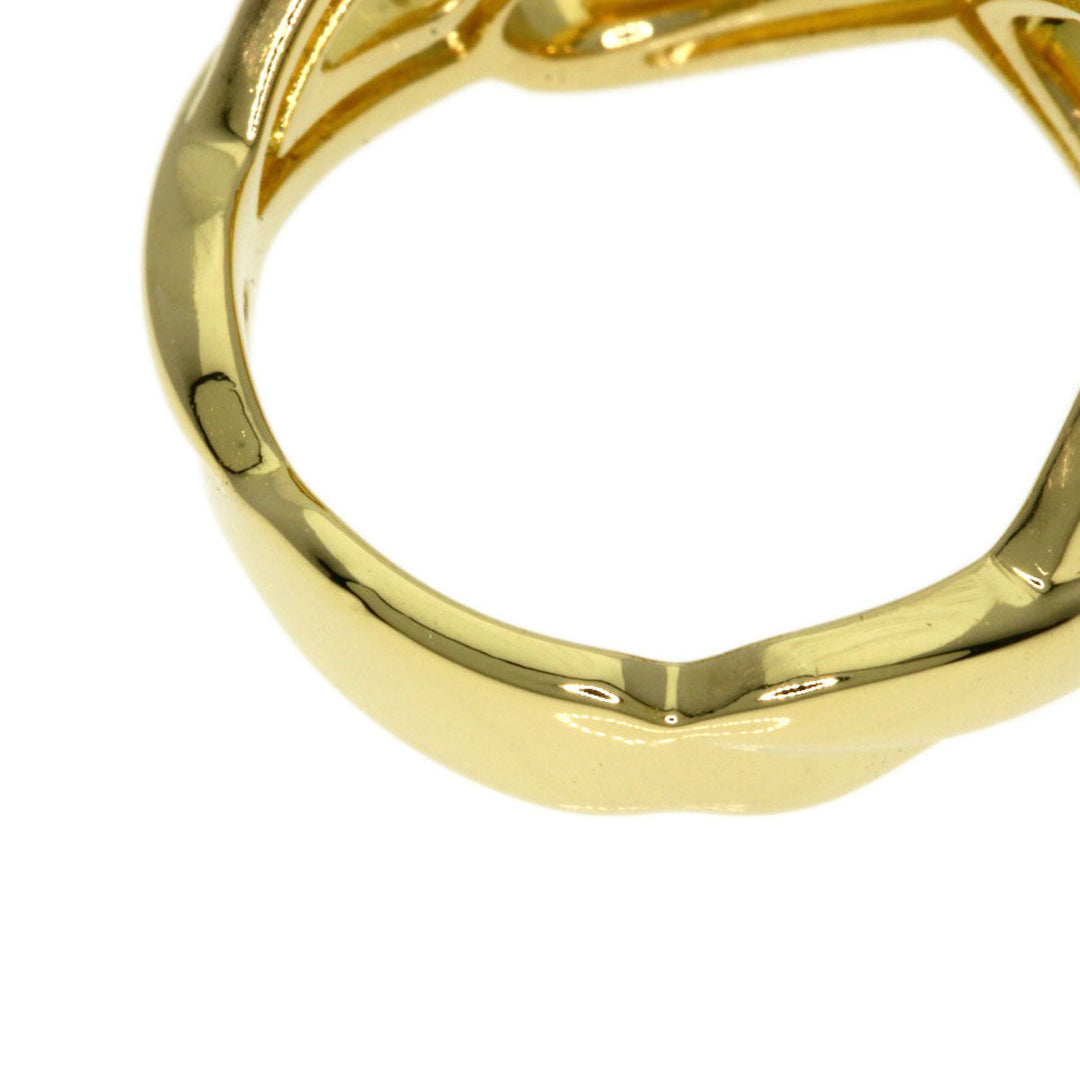 TIFFANY&Co. Ring 18K Yellow Gold gold Double rubbing heart