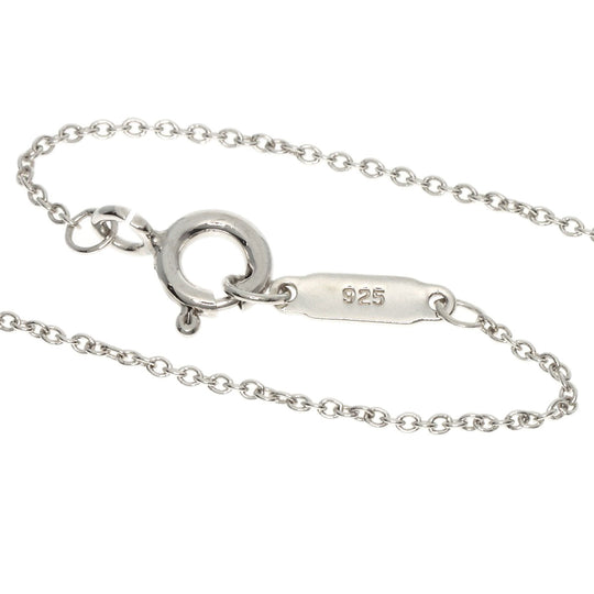 TIFFANY&Co. Necklace SV Silver atlas open square Women Used Authentic