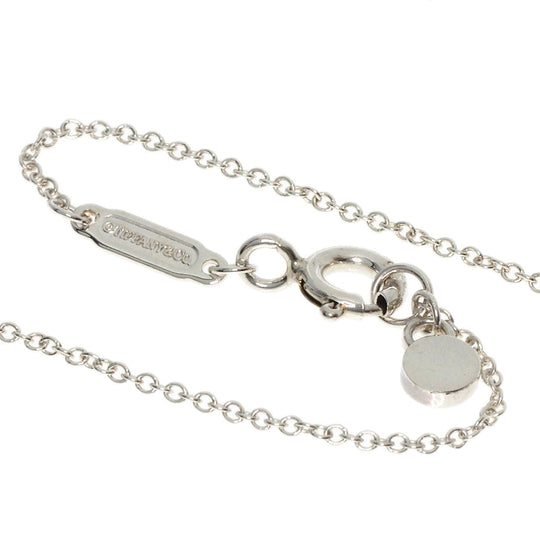 TIFFANY&Co. Necklace SV Silver 1837 Circle Enamel Women Used Authentic