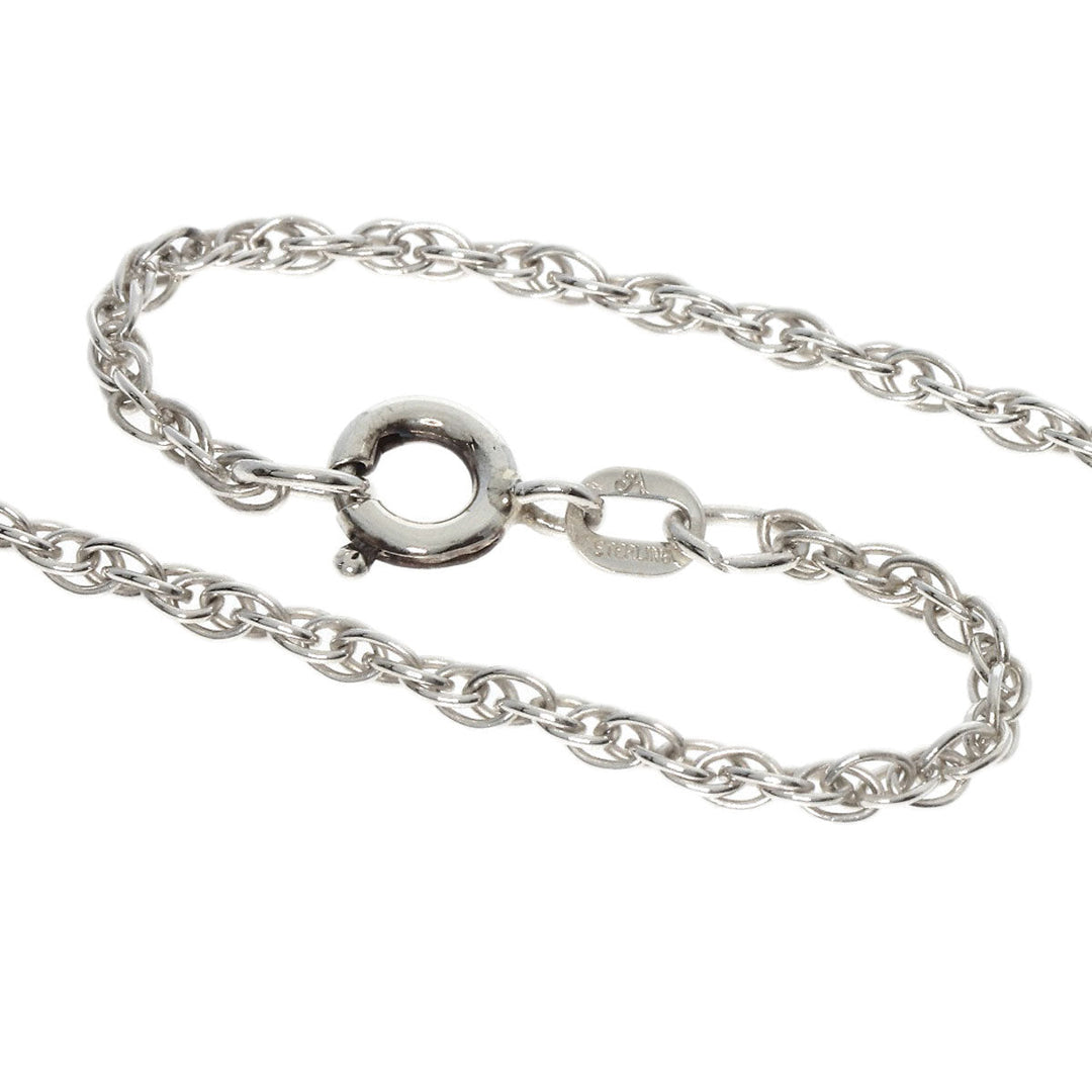 TIFFANY&Co. Necklace SV , K18YG Silver Heart combination Women Used Authentic