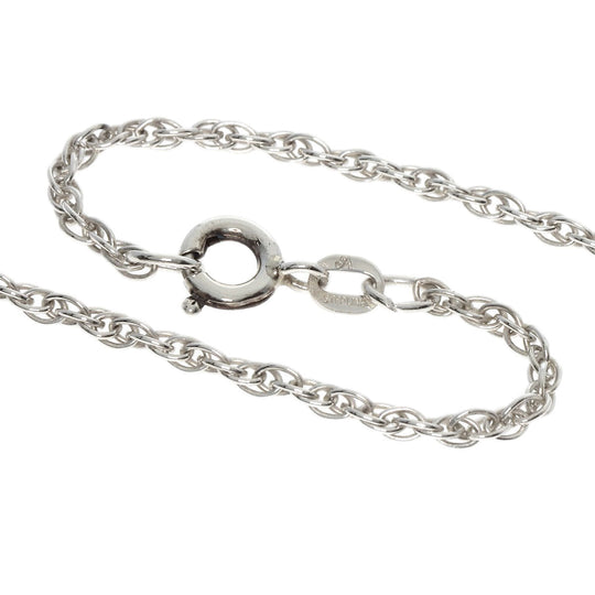 TIFFANY&Co. Necklace SV , K18YG Silver Heart combination Women Used Authentic