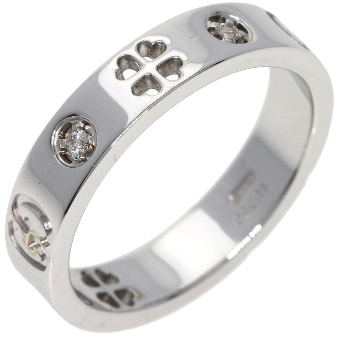 GUCCI Ring K18WG Silver Icon 5P Diamond