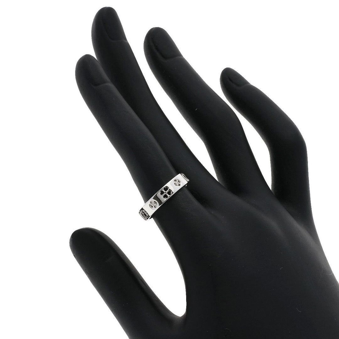 GUCCI Ring K18WG Silver Icon 5P Diamond