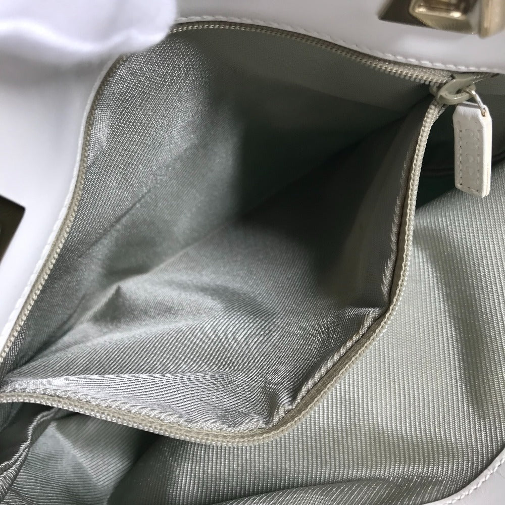 GUCCI Tote Bag 002 1099 Canvas / leather Light green Shoulder Bag Shoulder Bag GG Bucket Women Used Authentic