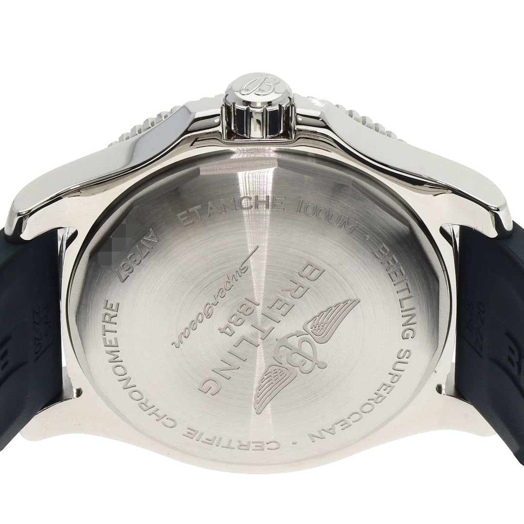 BREITLING Watches A17367 Stainless Steel, Rubber Silver Super Ocean 44 mens Used Authentic