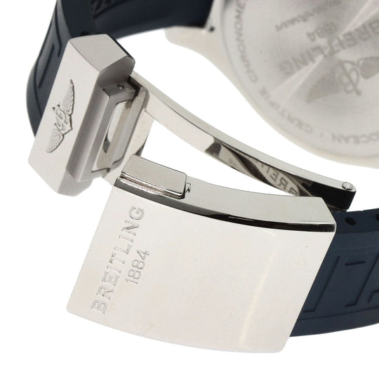 BREITLING Watches A17367 Stainless Steel, Rubber Silver Super Ocean 44 mens Used Authentic