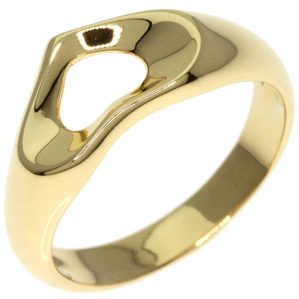 TIFFANY&Co. Ring 18K Yellow Gold gold Open heart Women Used Authentic