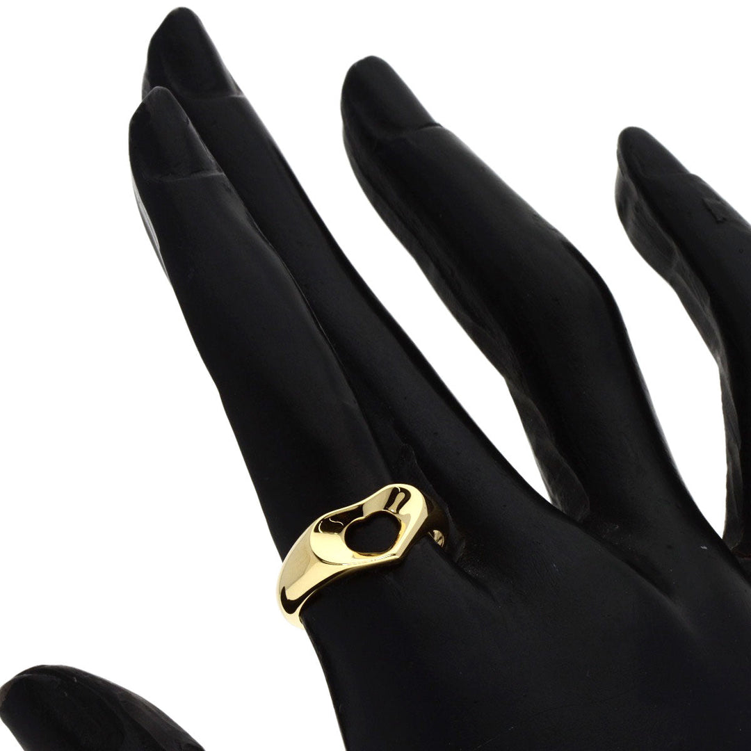 TIFFANY&Co. Ring 18K Yellow Gold gold Open heart Women Used Authentic