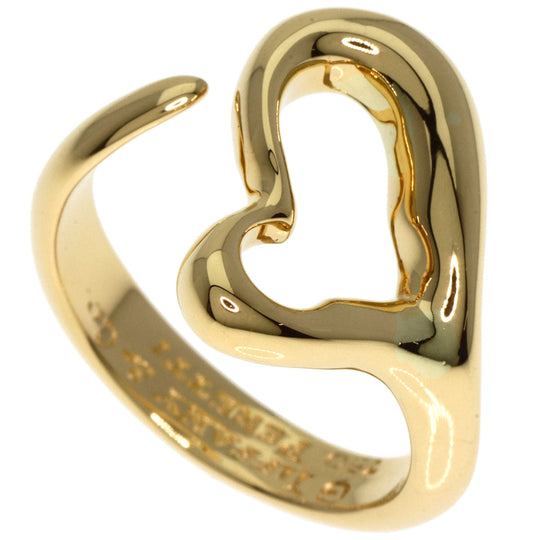 TIFFANY&Co. Ring 18K Yellow Gold gold Open heart Women Used Authentic