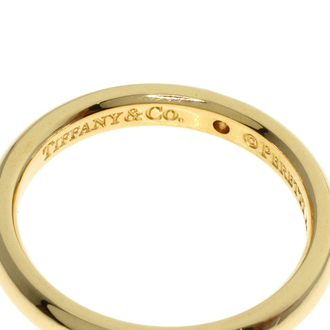 TIFFANY&Co. Ring 18K Yellow Gold gold Classic Wedding Band 1P Diamond Women Used Authentic
