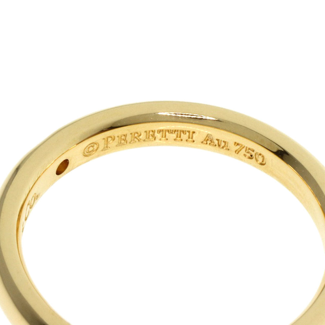 TIFFANY&Co. Ring 18K Yellow Gold gold Classic Wedding Band 1P Diamond Women Used Authentic