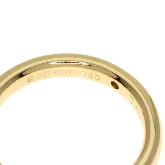 TIFFANY&Co. Ring 18K Yellow Gold gold Classic Wedding Band 1P Diamond Women Used Authentic