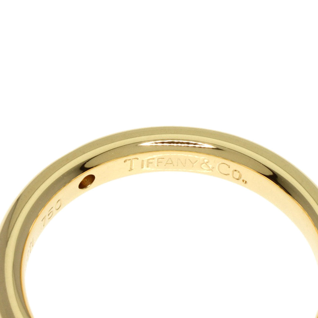 TIFFANY&Co. Ring 18K Yellow Gold gold Classic Wedding Band 1P Diamond Women Used Authentic