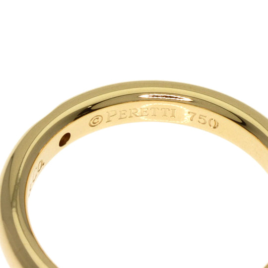 TIFFANY&Co. Ring 18K Yellow Gold gold Classic Wedding Band 1P Diamond Women Used Authentic