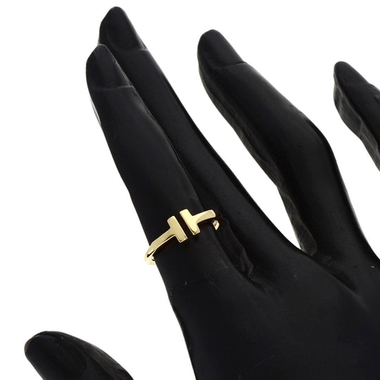 TIFFANY&Co. Ring 18K Yellow Gold gold T wire