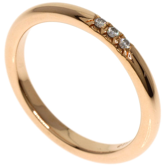 TIFFANY&Co. Ring 18K Pink Gold gold Forever Classic 3P Diamond