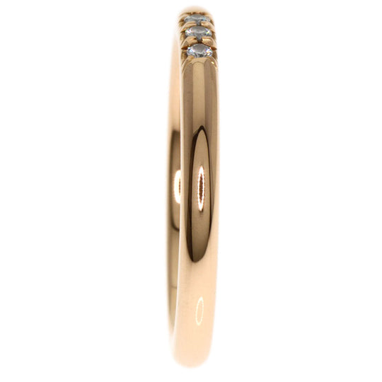 TIFFANY&Co. Ring 18K Pink Gold gold Forever Classic 3P Diamond