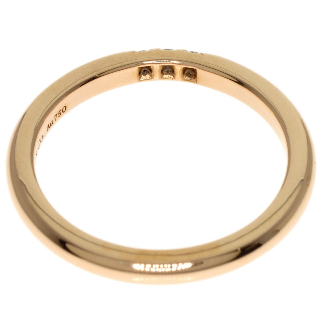 TIFFANY&Co. Ring 18K Pink Gold gold Forever Classic 3P Diamond