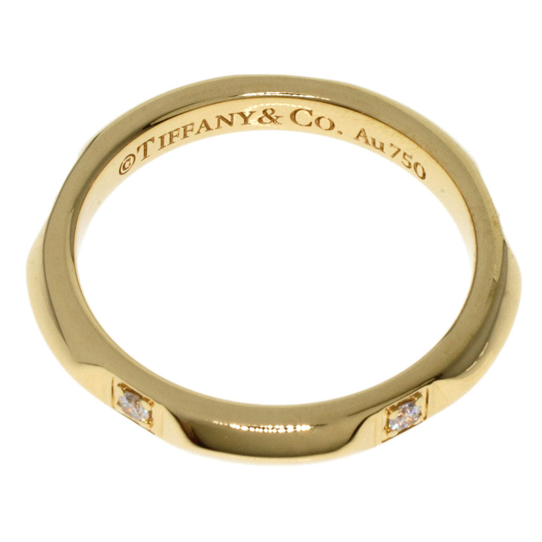 TIFFANY&Co. Ring 18K Yellow Gold gold True Band Ring Diamond