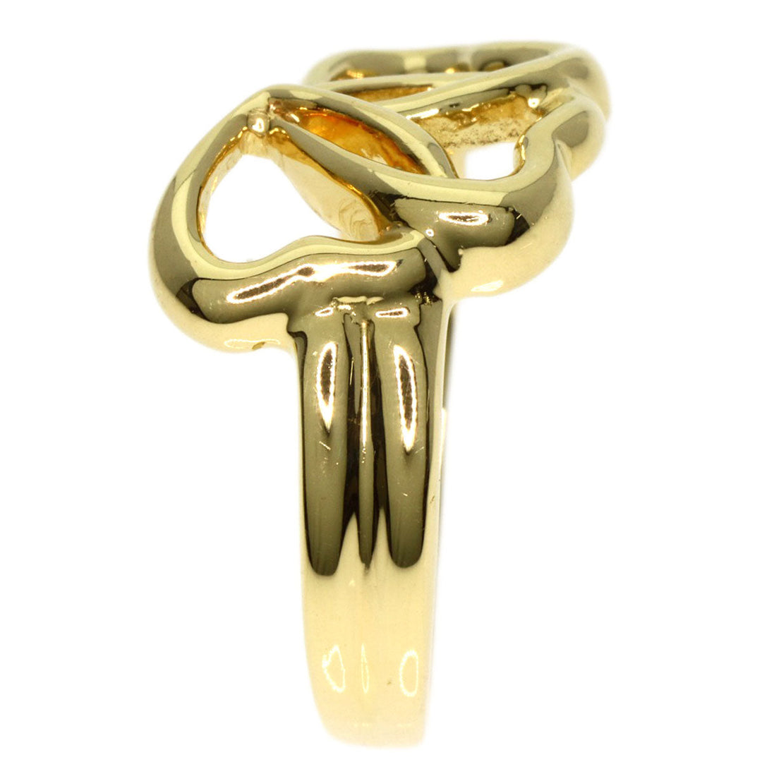TIFFANY&Co. Ring 18K Yellow Gold gold Triple heart Women Used Authentic