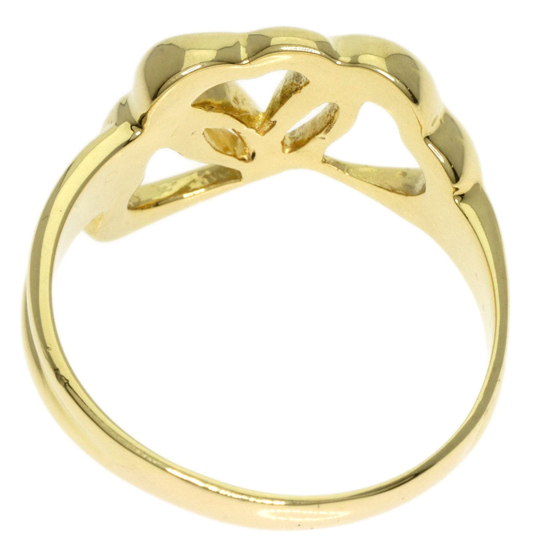 TIFFANY&Co. Ring 18K Yellow Gold gold Triple heart Women Used Authentic