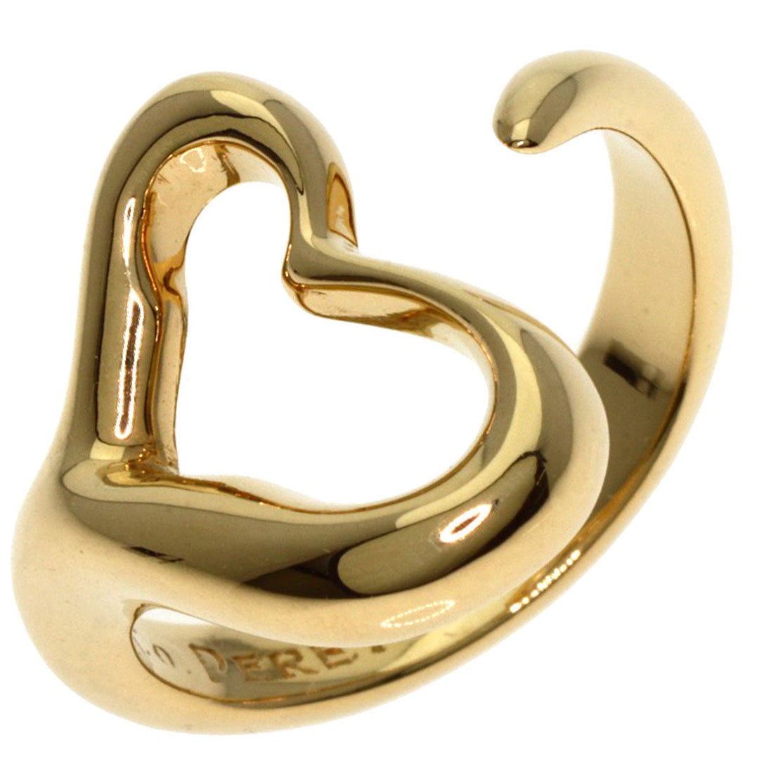 TIFFANY&Co. Ring 18K Yellow Gold gold Open heart Women Used Authentic