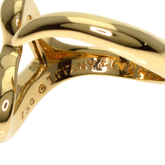 TIFFANY&Co. Ring 18K Yellow Gold gold Open heart Women Used Authentic