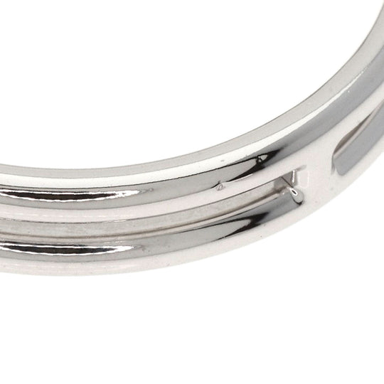 HERMES Ring K18WG Silver Arianne Wedding #58