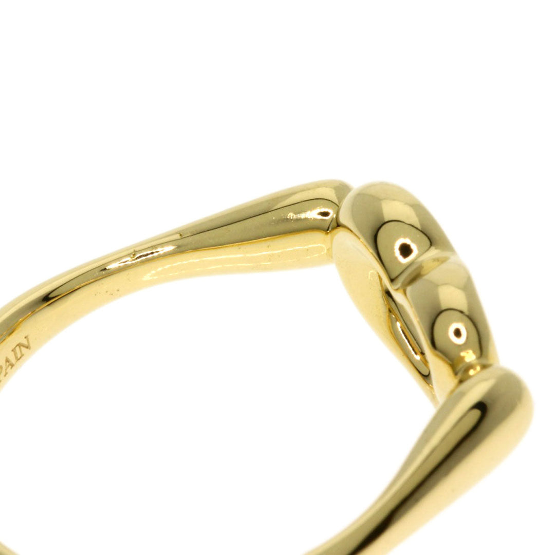 TIFFANY&Co. Ring 18K Yellow Gold gold Open heart diamond Women Used Authentic